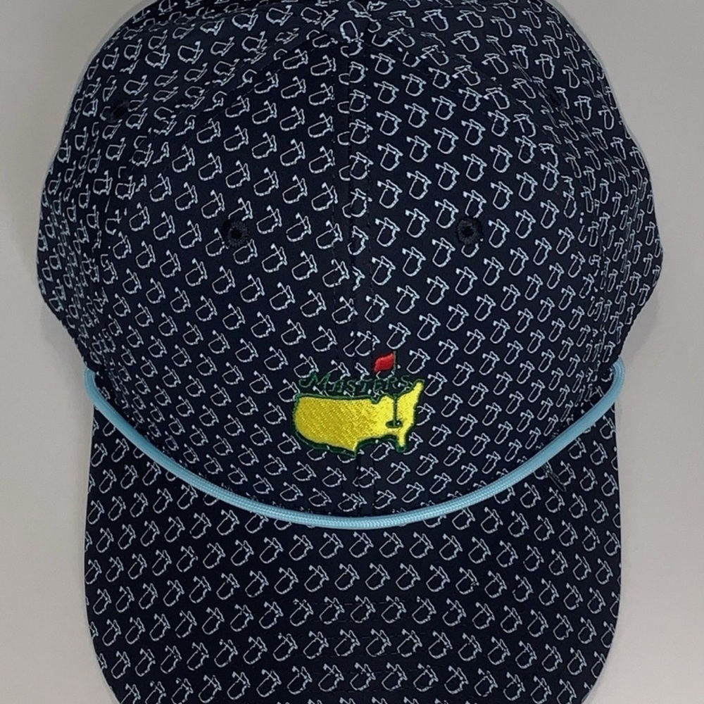 2025 Masters Golf Navy Golf Cap with Yellow Masters Logo